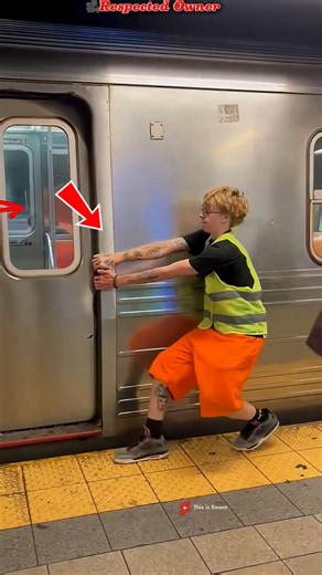 He Thinks He Controls the Entire Metro Train! 😂🚇