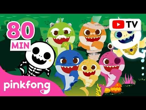 Halloween Baby Shark Dance | Best Kids Songs | +Compilation | Pinkfong Official