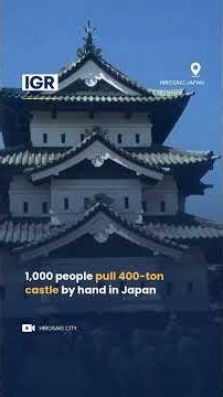 1,000 People Just Pulled a 400-Ton Castle by Hand | IGR | India Global Review