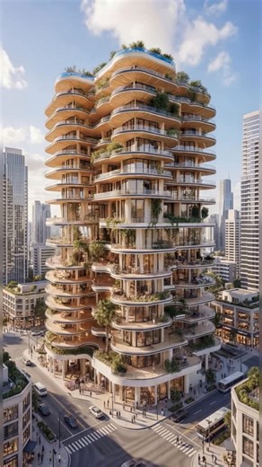 Mr. Plan | Facade • Plan • Interior Design on Instagram: "🌿A modern architectural masterpiece where nature meets luxury… ✨This sustainable high-rise design blends organic curves, green terraces, and contemporary urban living into one iconic structure… 😍A perfect example of eco-friendly architecture shaping the future of cities… #architecture #modernarchitecture #design #architecturephotography #luxuryarchitecture"