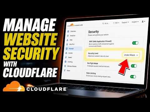 How to Manage Website Security with Cloudflare - Beginner Guide