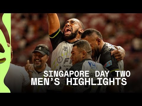 Flying Fijians go BACK-TO-BACK 🏅🏅 | HSBC SVNS Singapore 2026 | Day Two Men's Highlights