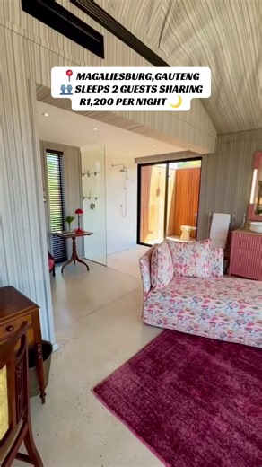 📍MAGALIESBURG,GAUTENG 👥 SLEEPS 2 GUESTS SHARING R1,200 PER NIGHT 🌙 WHAT WE OFFER 🔑 • Romantic Setup • Breakfast and Dinner • Dedicated Conceige • Spa Treatment • Sunset Picnic • Stargazing • Ensuited Bedroom • Jacuzzi • Quad Biking • Hiking • Horse Riding • Game Reserve Drive • Onsite Restaurant • Ziplining #foryoupage #travel #southafrica #accomodation #gauteng