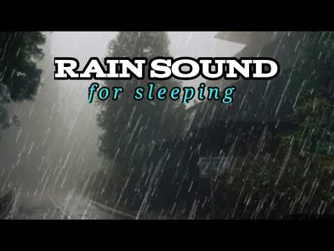 Rain & Thunderstorm 24/7 | Rain Sounds for Sleep & Study (Black Screen)