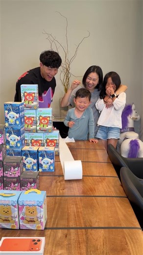 iPhone 17 or SECRET?! // Toilet Paper Roll Challenge Thank you @MINISO for the awesome blind boxes! #hungryFAM #miniso #hungryfamminiso #blindbox