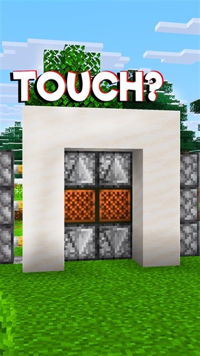 Minecraft Working Touch Door....🤔 (Payphone) #minecraft #shorts