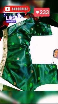 blouse back trending neck design 😋 cutting and stitching#fashion #viral #sewing