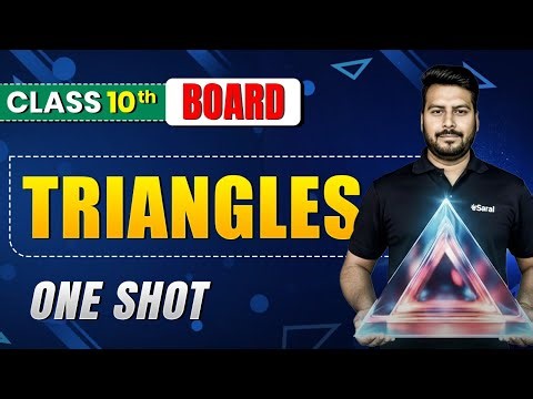 Triangles ONE SHOT 🔥 | Class 10 Maths Chapter 5 | eSaral