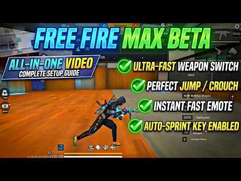 Free Fire Max Beta Full Guide || Key Mapper App Tips for FFM Beta | Bliss OS | Bluestacks