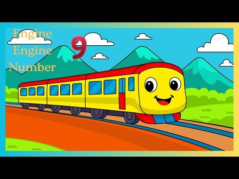 🚂 Engine, Engine Number 9 | Classic Action Rhyme for Kids