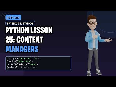Python Lesson 25: One yield Replaces Two Dunder Methods