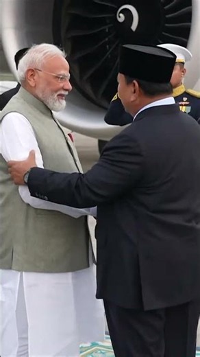 PM Modi arrives in #jakarta Indonesia | #shorts