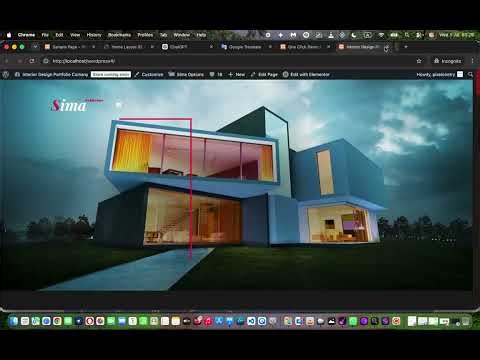 Create an Interior Design Portfolio Website in WordPress | Elementor Tutorial