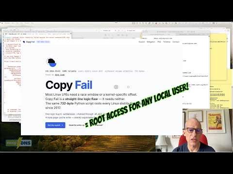CopyFail: The 732-byte python script that roots every linux box since 2017.