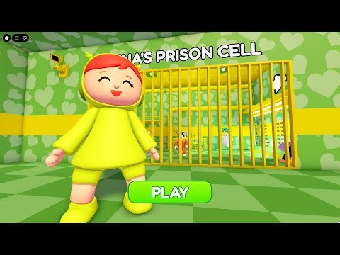 NINA'S PRISON RUN! (Obby) Roblox Gameplay! No Death Challenge