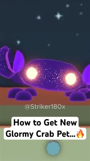 How To Get The NEW GLormy Crab Pet in Adopt Me...🔥#roblox #adoptme