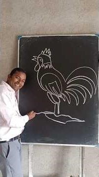 Continuous One Line hen drawing #art #lineart #viralvideo #howtodraw #views #tutorial #trend