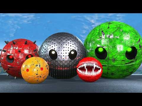 Robot Pacman vs Cartoon Cat vs Pacman vs Monster Pacman