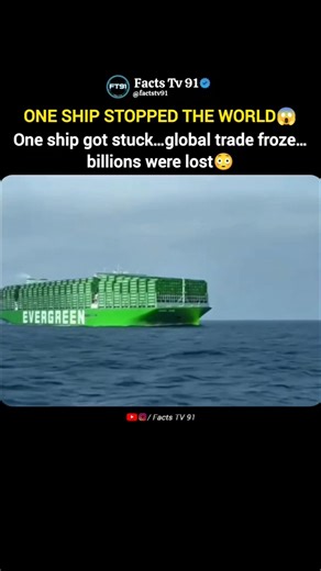 One Ship Blocked 12% of Global Trade 😳