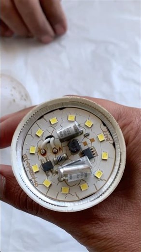 From Burnt to Bright | 13W LED Bulb Repair DIY 🔧