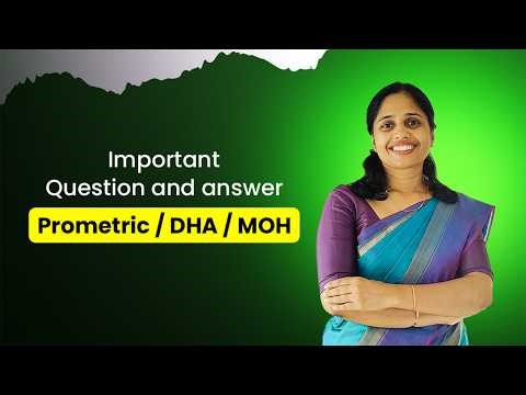 Important Prometric / DHA / MOH Question & Answer | Must Know for Nurses