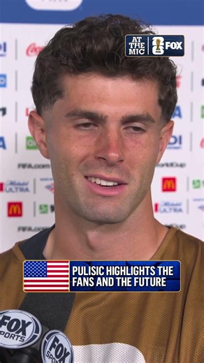 Christian Pulisic spoke with Jenny Taft about the support the USMNT has received this summer