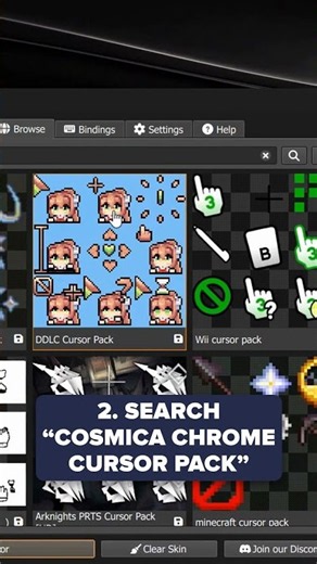 Cosmica Chrome cursor for Windows | Mouse X