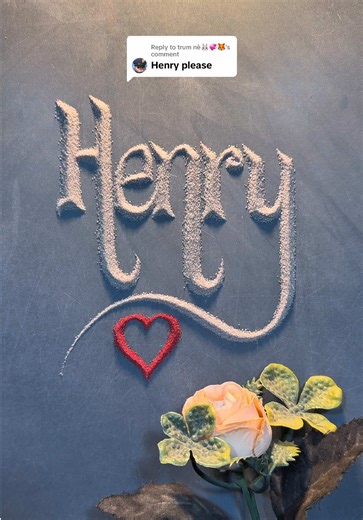 Henry Name Request Completed and Ready for Comments