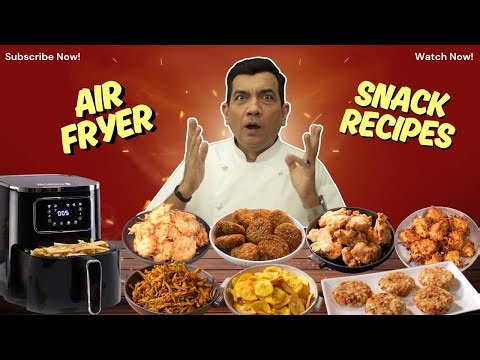 Air fryer Snack Recipes | Wonderchef Air Fryer Recipes | Sanjeev Kapoor Khazana