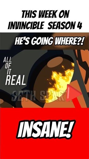 the INVINCIBLE situation is INSANE⁉️🤯😈 #invincible #shorts