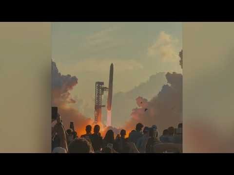 Footage shows powerful SpaceX Starship’s orbital debut