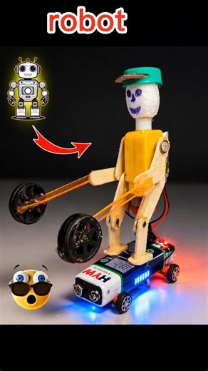 creative mini robot project 7th class science project #science #project #shortsfeed #viral #shorts