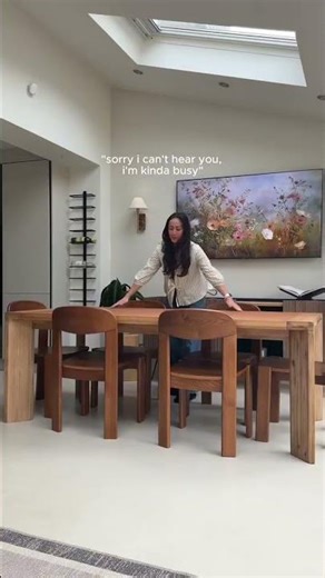 For more room when the table gets busy #Extendable