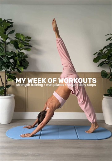 Mat Pilates at Home: Weekly Split Workout Routine