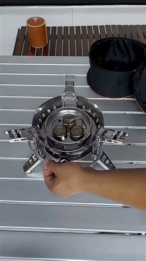 Cook Anywhere in Seconds! Foldable Camping Stove 🟠 (#96) - Portable Camping Foldable Gas Stove