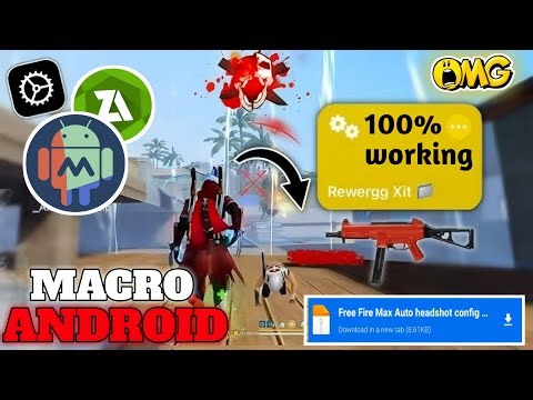 Macroandroid Free Fire Ob51 | Macro ff Android ob51 ☠️🎯 Tutorial | Macro Droid New Headshot Script 📂