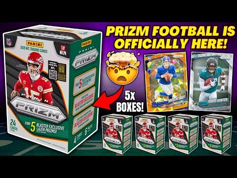 *PRIZM FOOTBALL IS OFFICIALLY HERE!🤯 2025 PRIZM FOOTBALL BLASTER BOX REVIEW!🏈