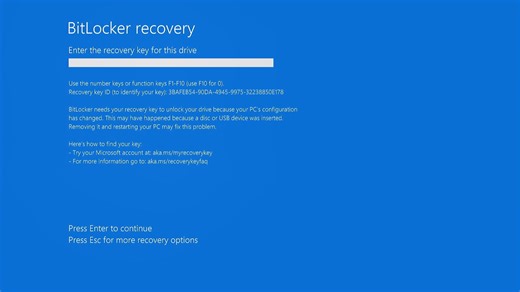 Microsoft confirms Windows 11 no longer triggers BitLocker recovery screen after monthly updates