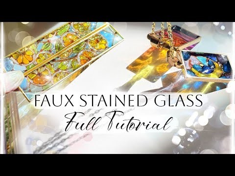 ✨Viral Faux Stained Glass | Full Tutorial ✨