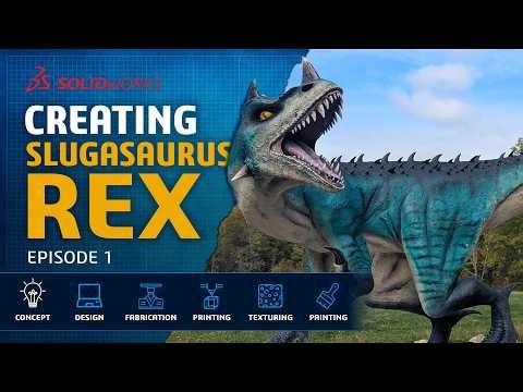 🦖 We Built a Giant Dinosaur from Scratch | SLUGASAURUS REX Ep. 1