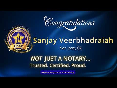 Breaking Into Loan Signings: Sanjay’s Path to Certified Notary Signing Professional.