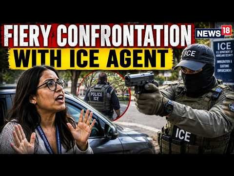 LIVE: ICE Agent Points Gun at Northern Virginia Woman: Viral Video Sparks Major Controversy | N18G