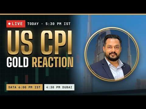 US CPI LIVE: Gold & Dollar Reaction | 14 Oct | DAY 3 #vishvesh #livetrading