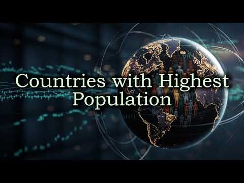 Top 10 Countries with the Highest Population | World Population Ranking #ranking #population #world