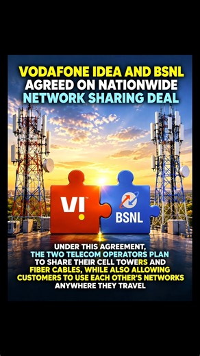 Big Telecom Update🚨 VI and BSNL Partnership 🤝 #bsnl #idea #vodafone #partner #memes #shorts