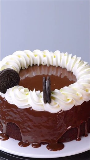 Best Tasty Oreo Chocolate Cake Drip For Beginners 🍪✨ #shorts #yummy #cake