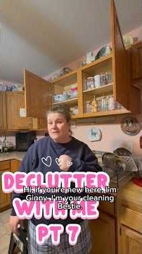 Realistic decluttering| Kitchen cabinets #declutterwithme #clutterfreelife #decluttering