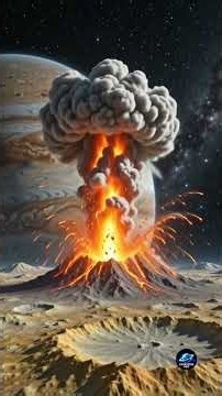 🌋 Io: The Most Volcanic World in the Solar System! | Jupiter’s Moon #Shorts