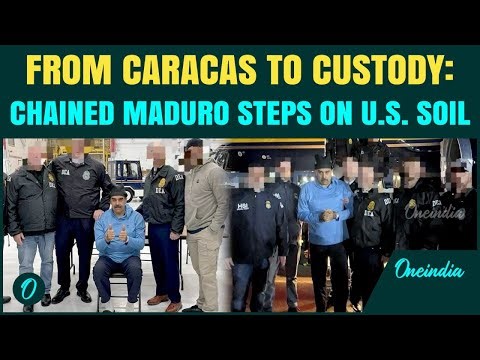 BREAKING: Captured Maduro Lands in U.S After Lethal Strikes on Venezuela; Set to face Murder Charges