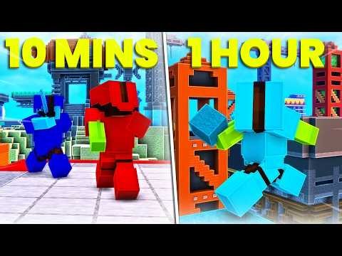 I Tried To Win As Many Bedwars Games As I Can In 1 Hour | Hypixel Bedwars Challenge 4v4